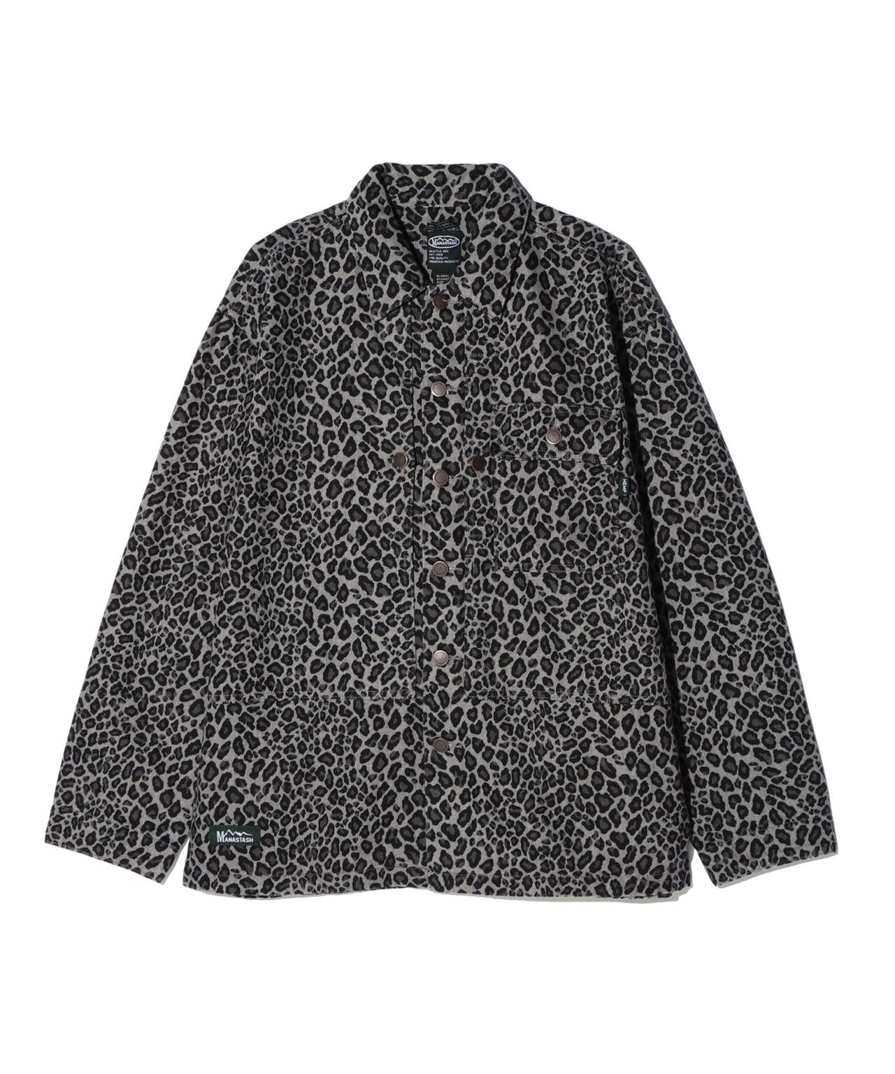 MANASTASH/マナスタッシュ/HEMP TWILL JKT LEOPARD