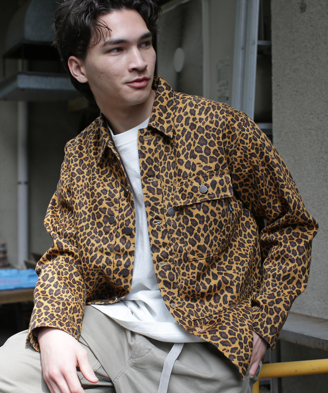 MANASTASH/マナスタッシュ/HEMP TWILL JKT LEOPARD