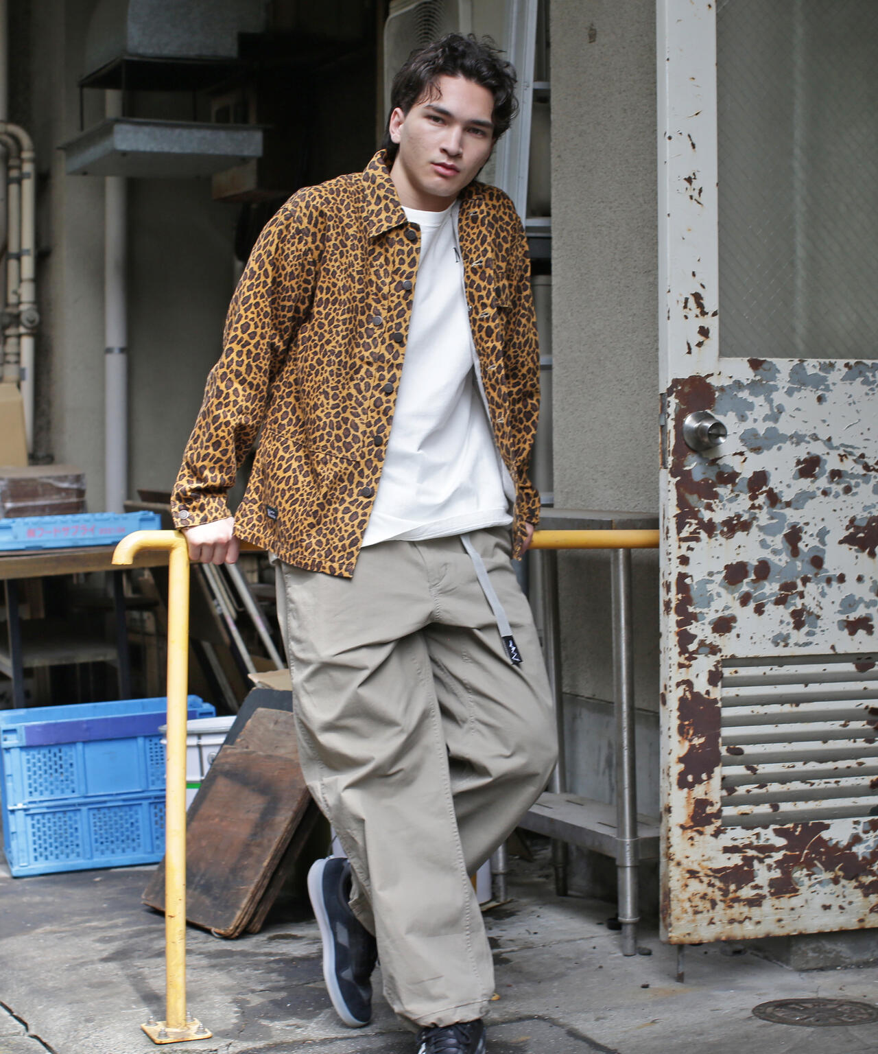 MANASTASH/マナスタッシュ/HEMP TWILL JKT LEOPARD