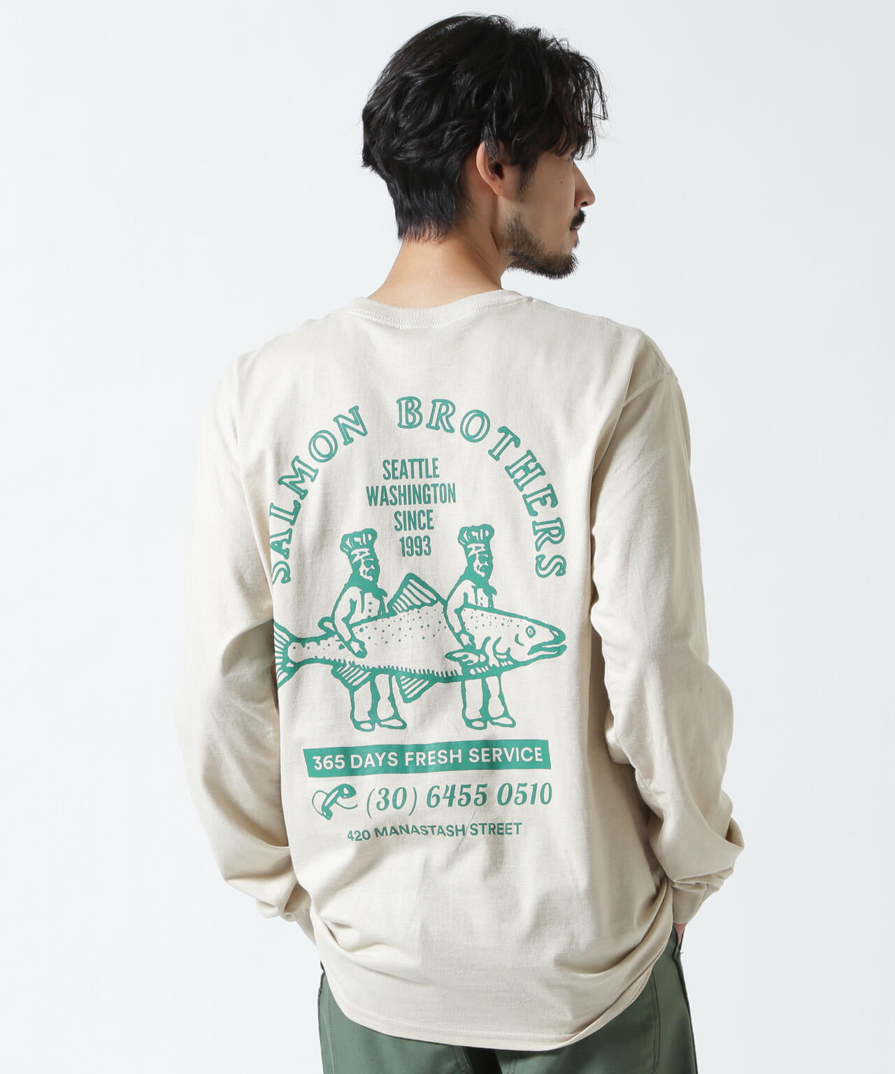 MANASTASH/マナスタッシュ/CiTee L/S SALMON/サーモン