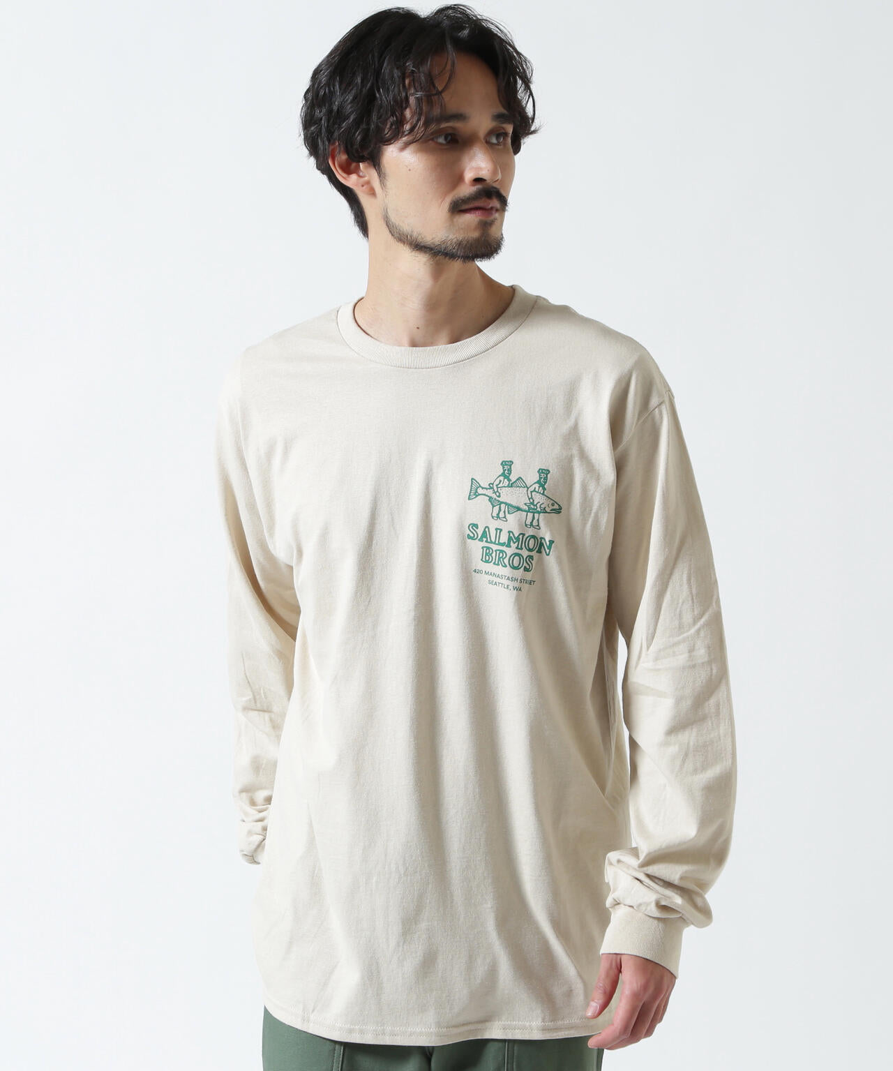 MANASTASH/マナスタッシュ/CiTee L/S SALMON/サーモン