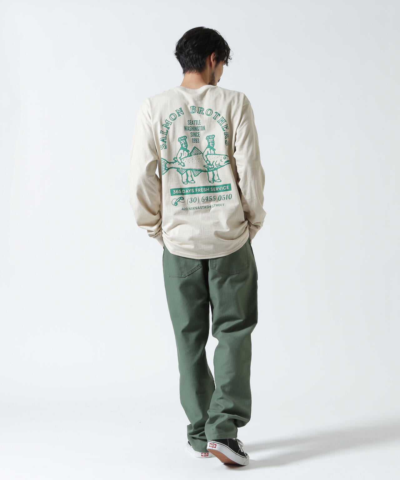 MANASTASH/マナスタッシュ/CiTee L/S SALMON/サーモン