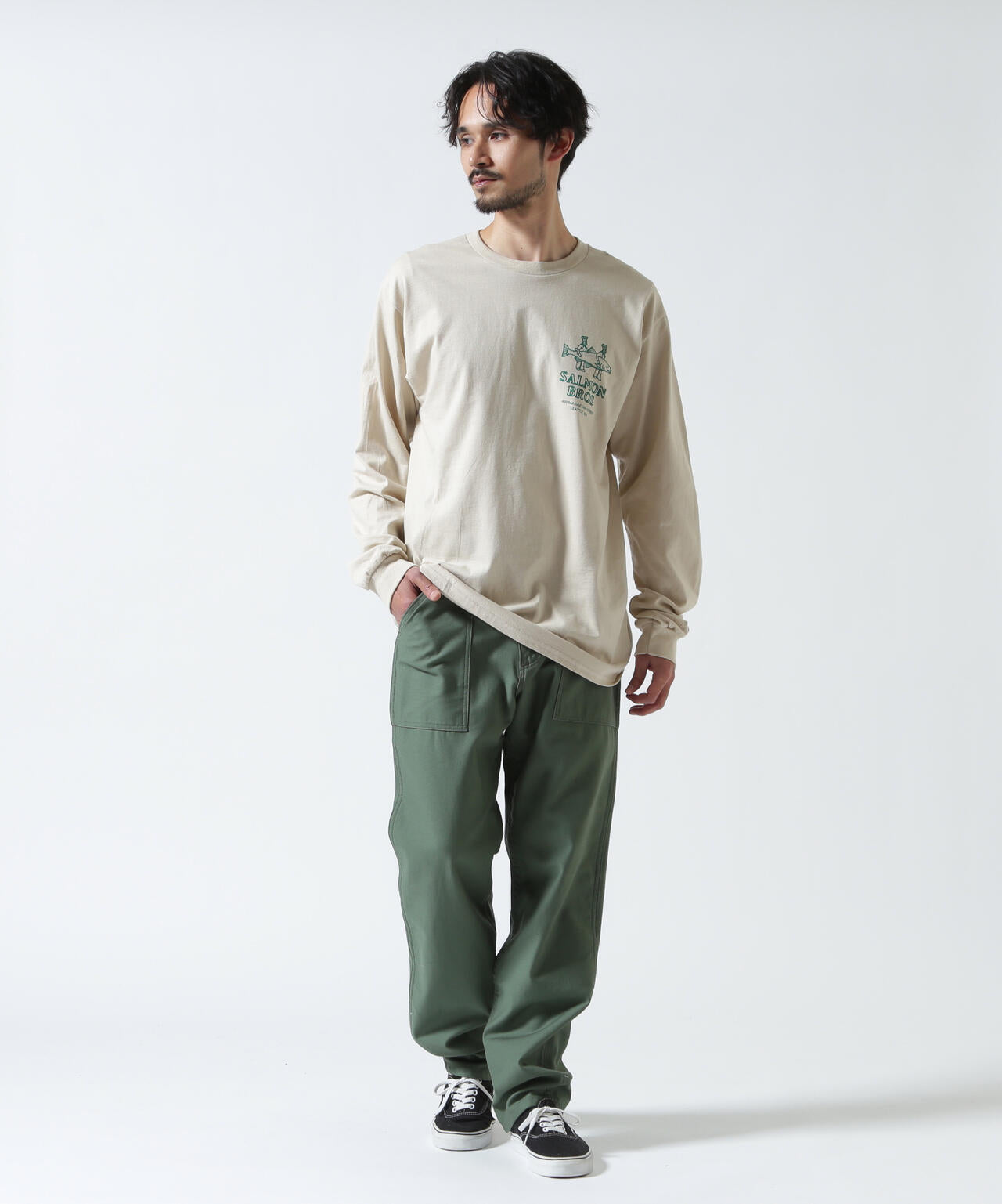 MANASTASH/マナスタッシュ/CiTee L/S SALMON/サーモン