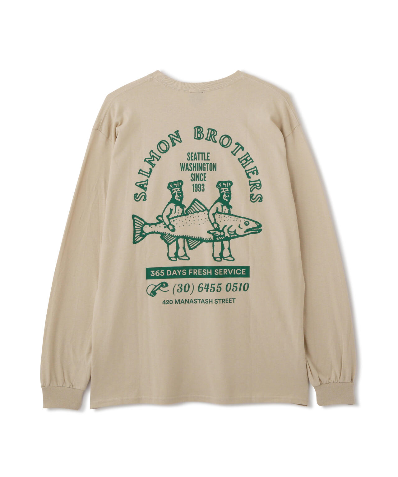 MANASTASH/マナスタッシュ/CiTee L/S SALMON/サーモン