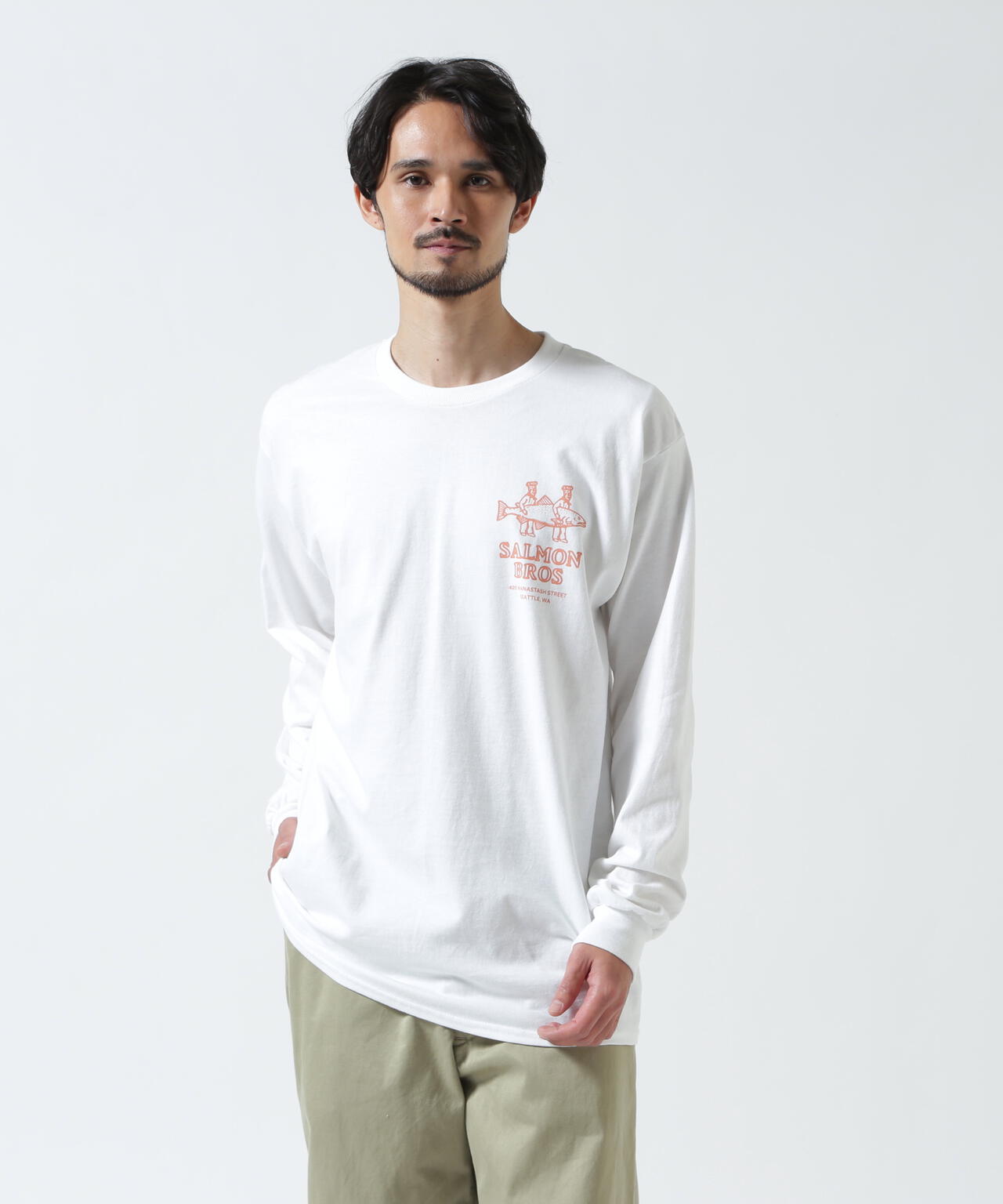 MANASTASH/マナスタッシュ/CiTee L/S SALMON/サーモン