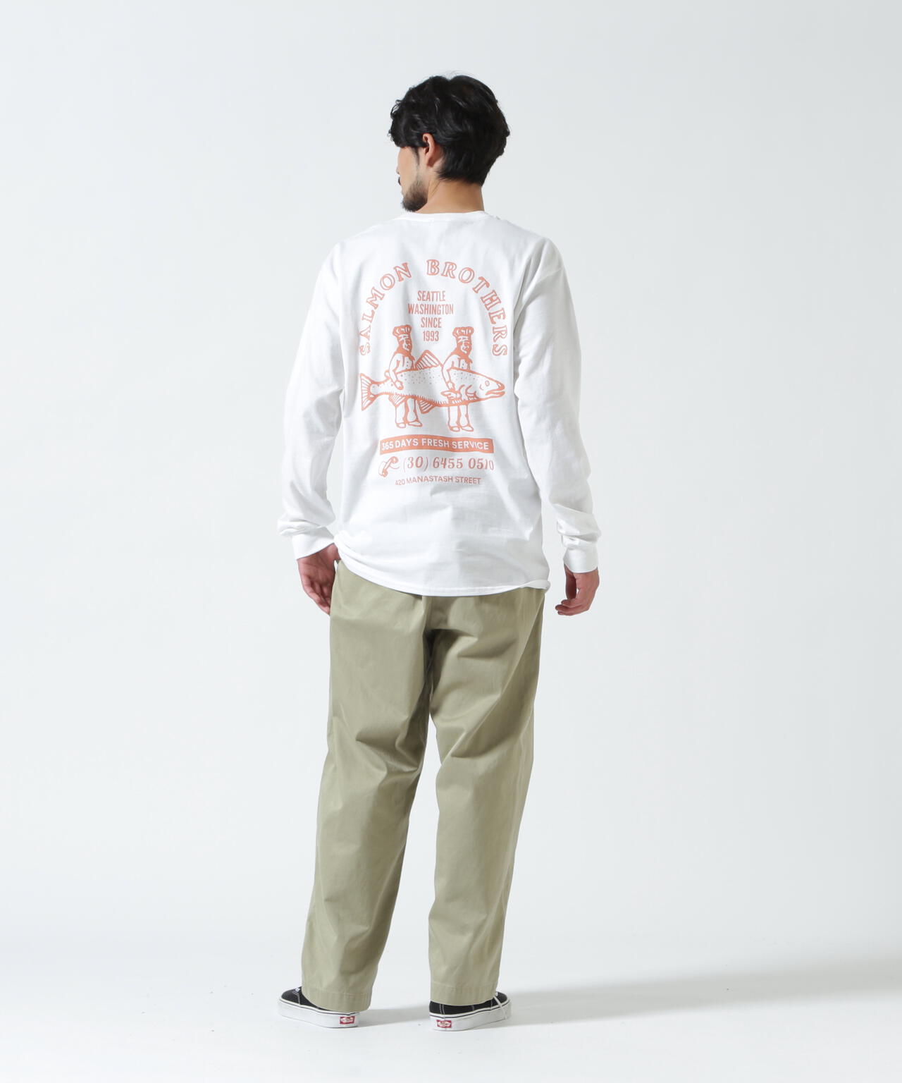 MANASTASH/マナスタッシュ/CiTee L/S SALMON/サーモン