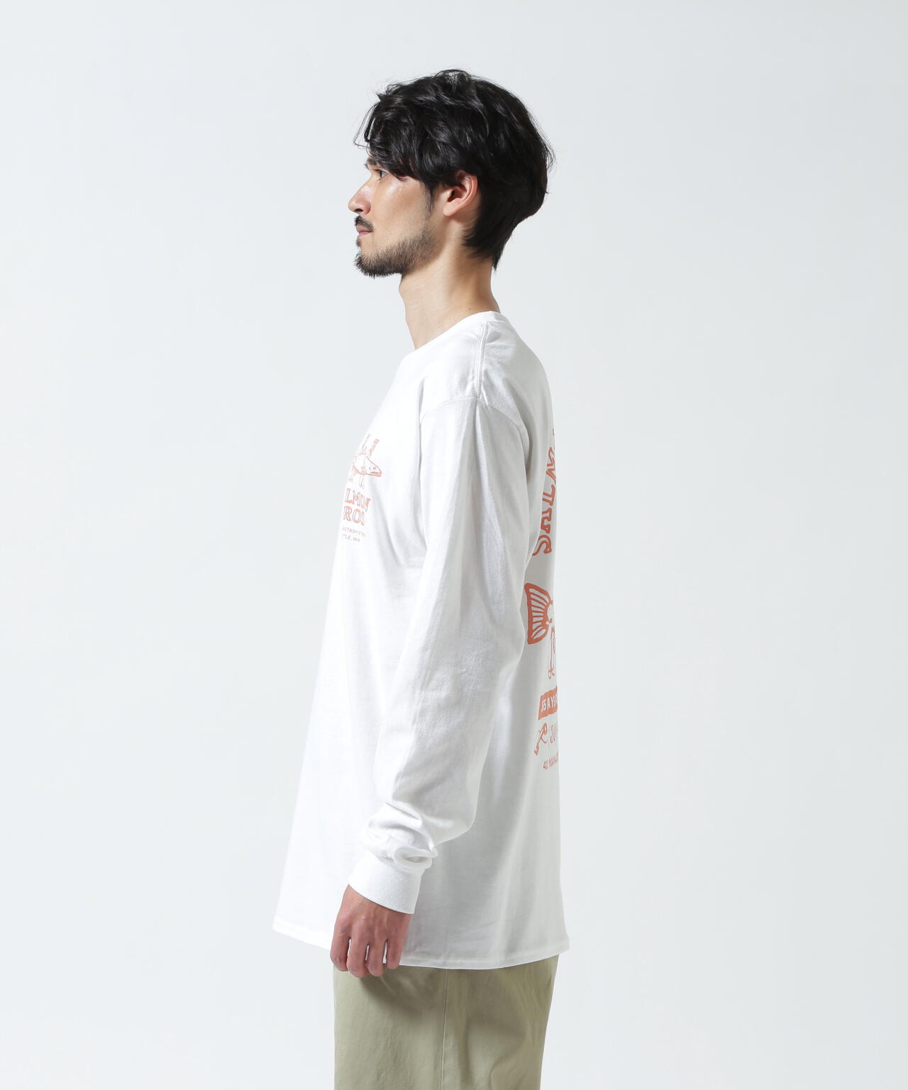 MANASTASH/マナスタッシュ/CiTee L/S SALMON/サーモン