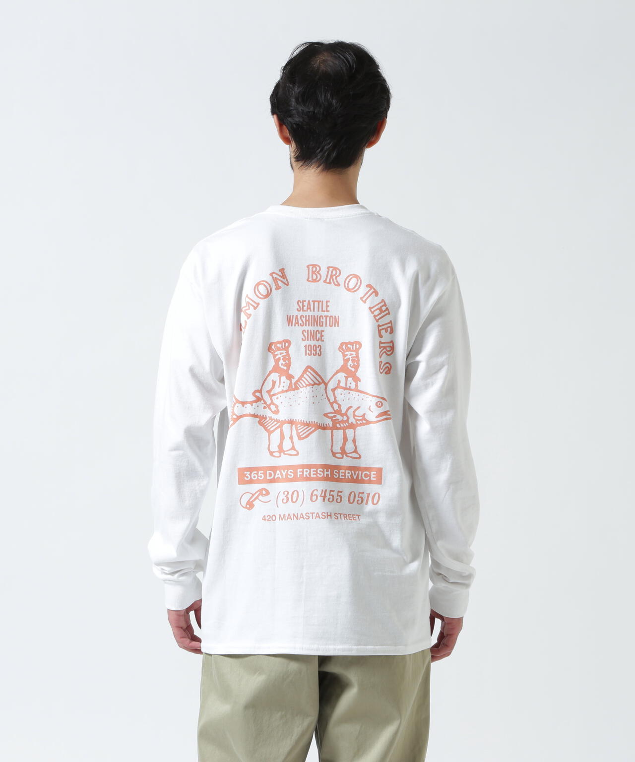 MANASTASH/マナスタッシュ/CiTee L/S SALMON/サーモン
