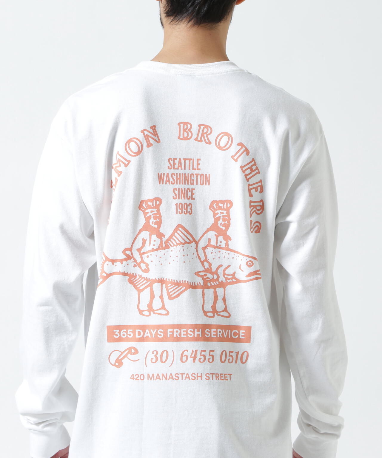 MANASTASH/マナスタッシュ/CiTee L/S SALMON/サーモン