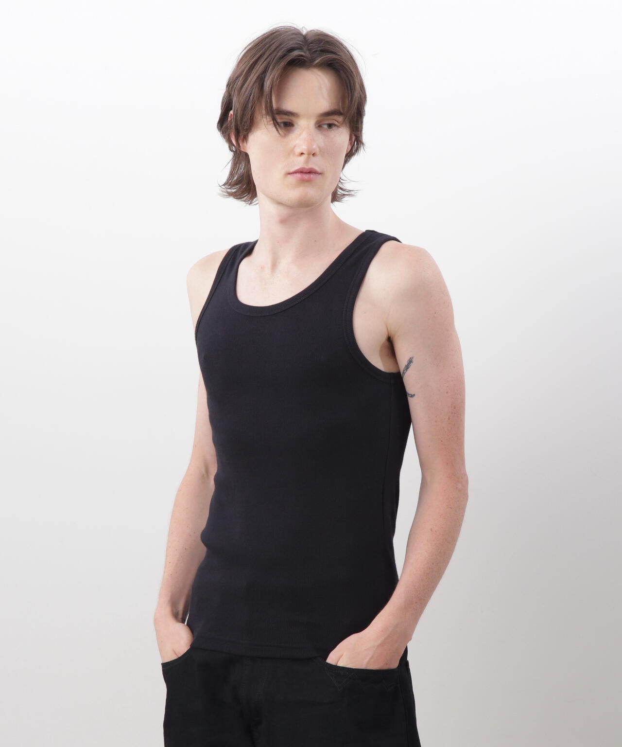 MANASTASH/マナスタッシュ/RIB TANK TOPS(2P)
