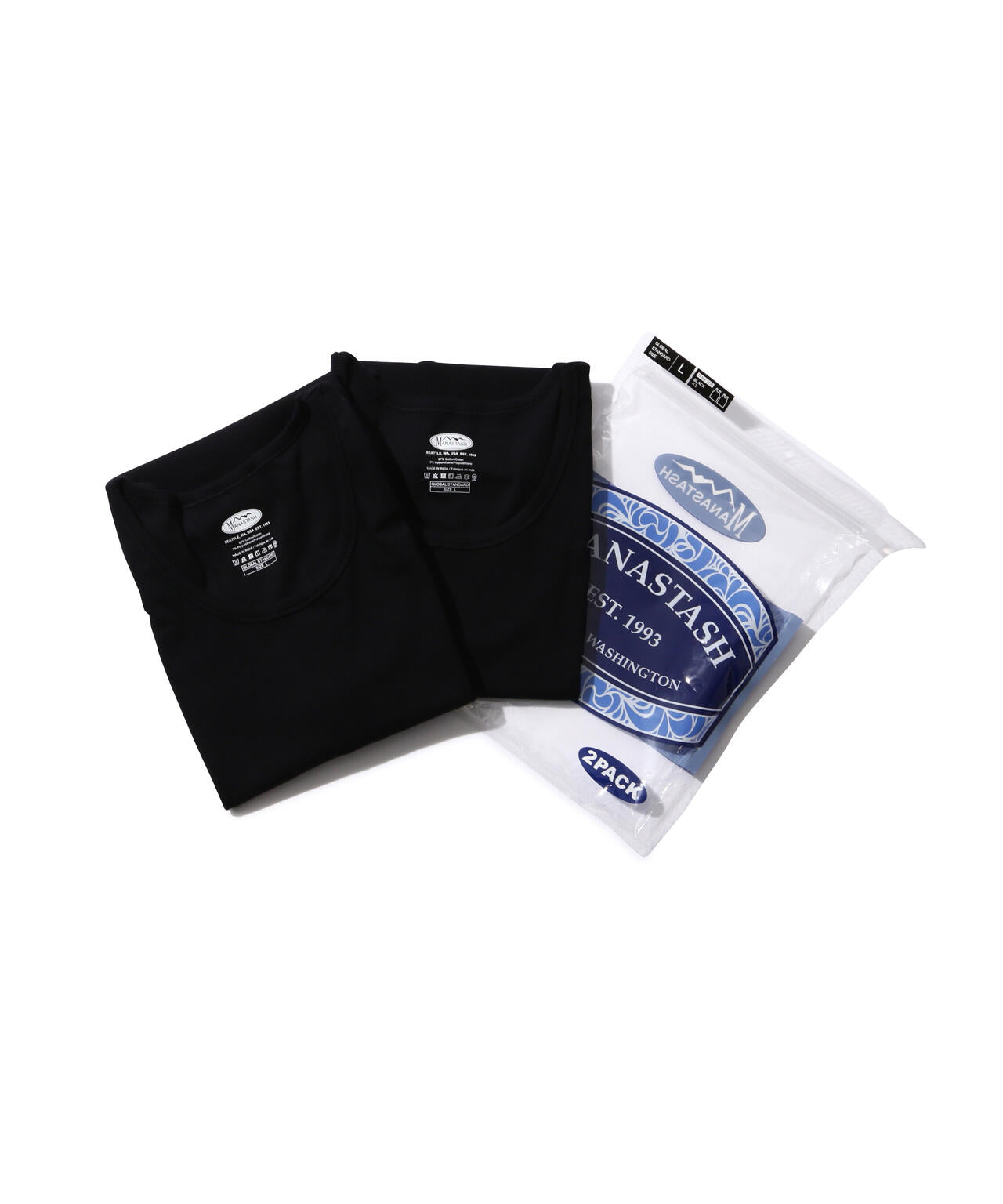 MANASTASH/マナスタッシュ/RIB TANK TOPS(2P)
