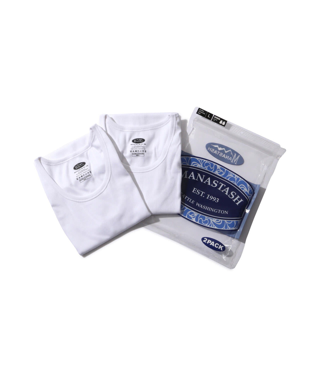 MANASTASH/マナスタッシュ/RIB TANK TOPS(2P)