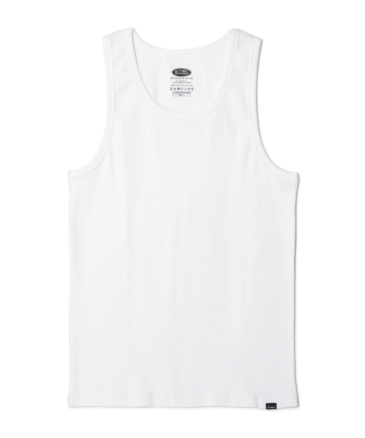 MANASTASH/マナスタッシュ/RIB TANK TOPS(2P)