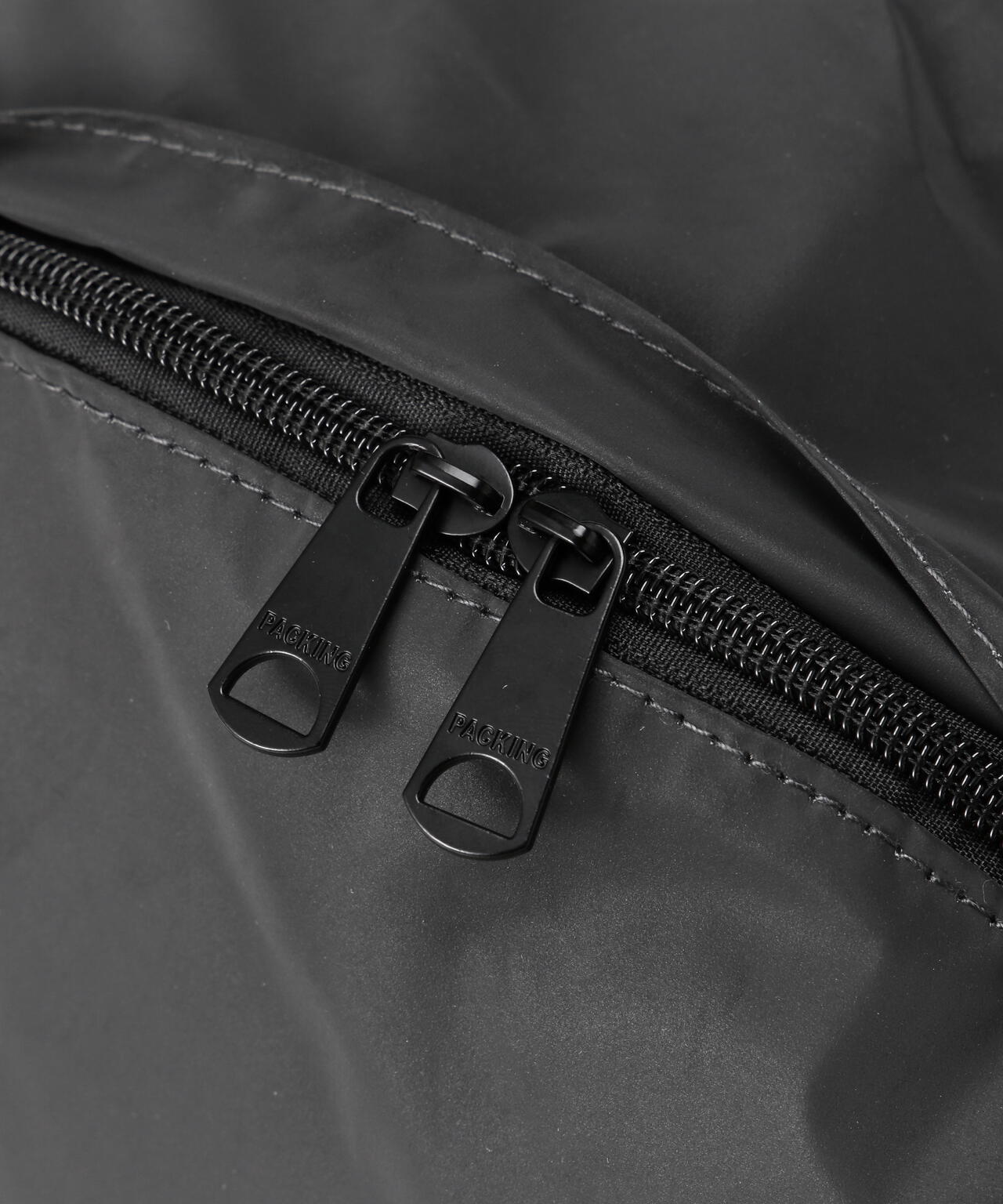 PACKING/パッキング/BLACK REFLECTIVE BACKPACK/リフレクティブバックパック