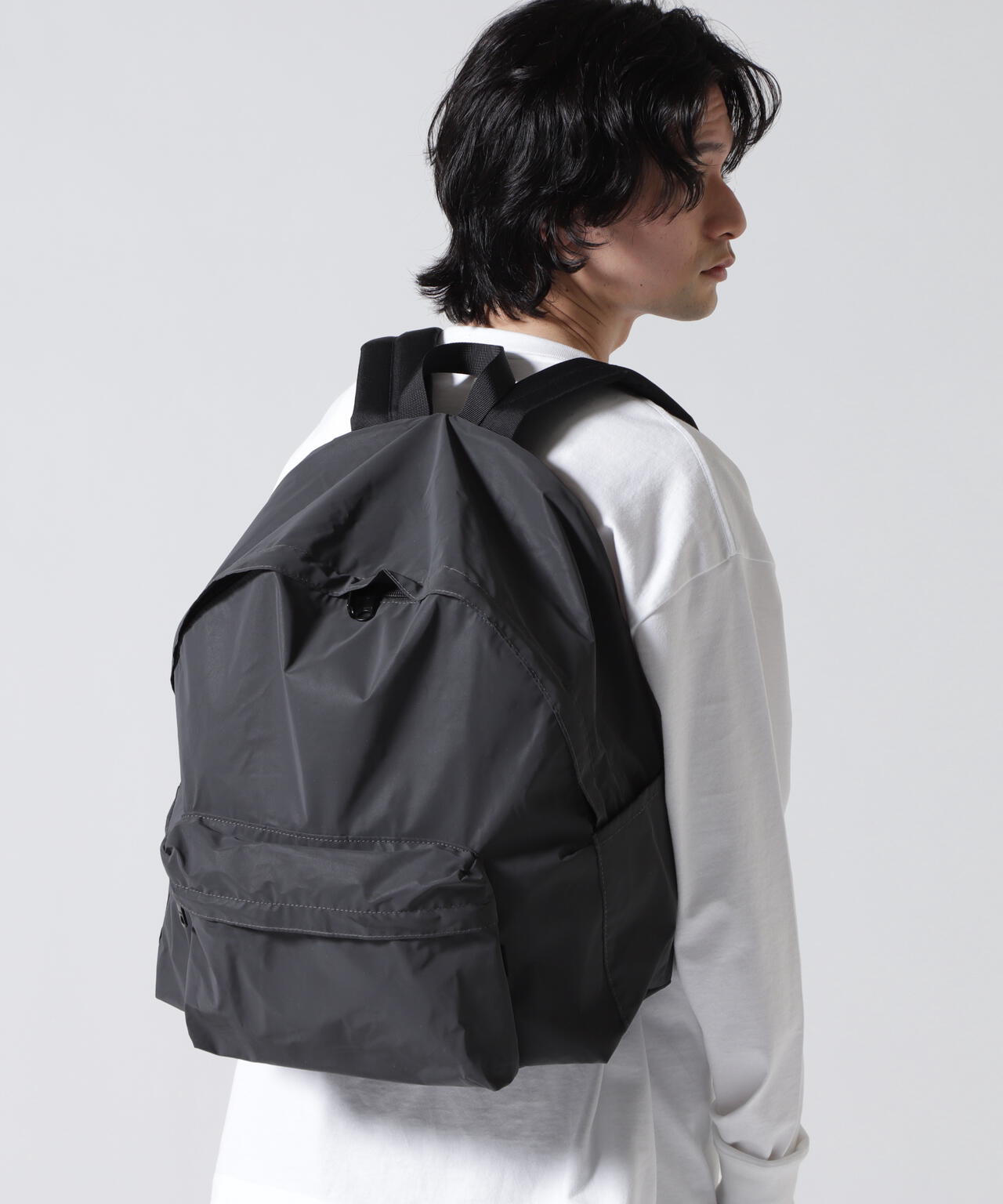 PACKING/パッキング/BLACK REFLECTIVE BACKPACK/リフレクティブバックパック