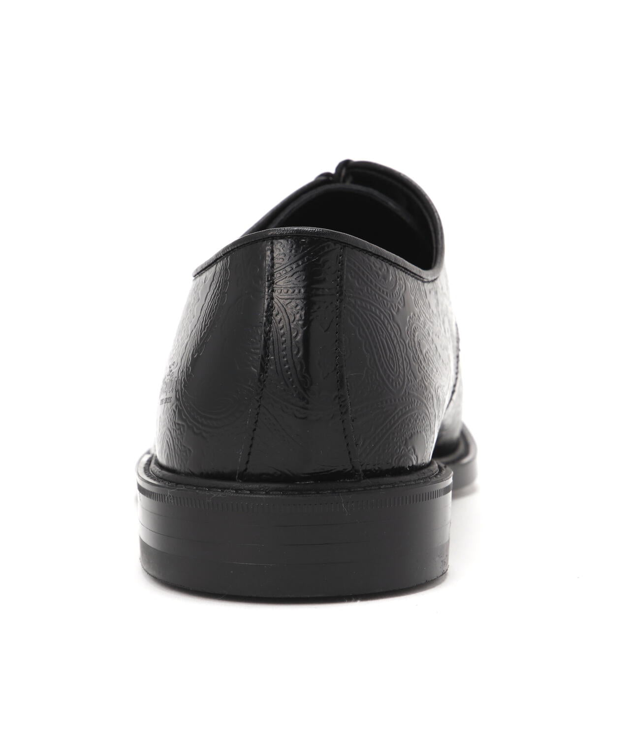 The Kenford Fineshoes/MENS CLASSIC PLAIN TOE / BLACK PAISLEY