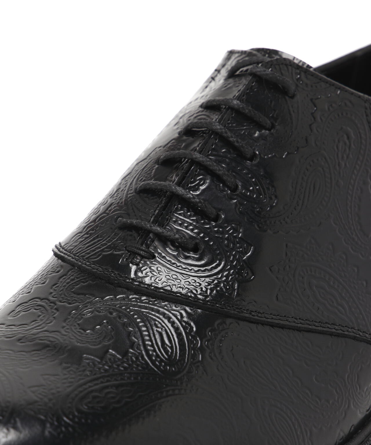 The Kenford Fineshoes/MENS CLASSIC SADDLE /  BLACK PAISLEY