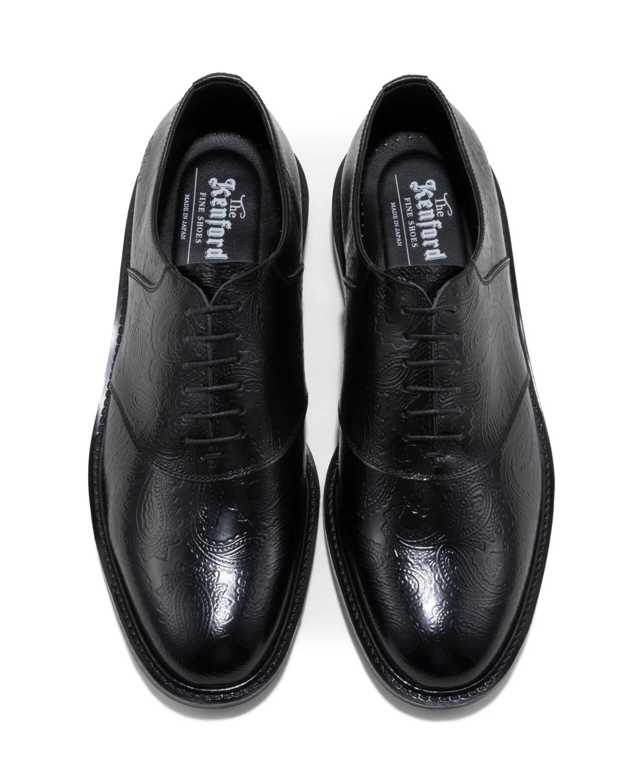 The Kenford Fineshoes/MENS CLASSIC SADDLE /  BLACK PAISLEY
