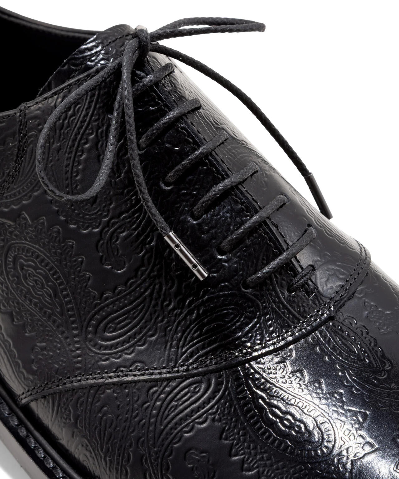 The Kenford Fineshoes/MENS CLASSIC SADDLE /  BLACK PAISLEY