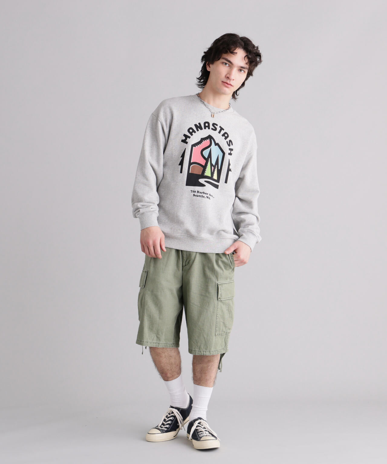 MANASTASH/マナスタッシュ/MH-RIP CARGO SHORTS