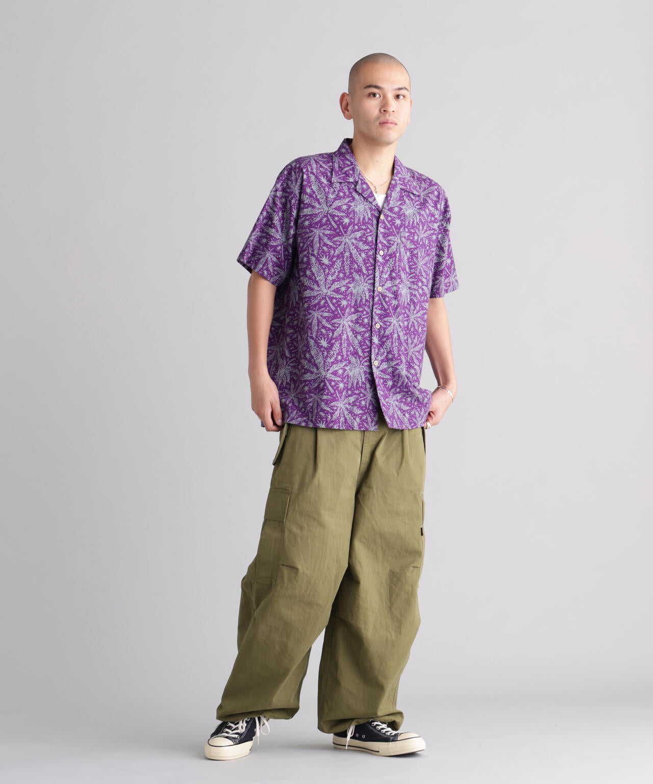 MANASTASH/マナスタッシュ/HEMP PATTERN SHIRTS