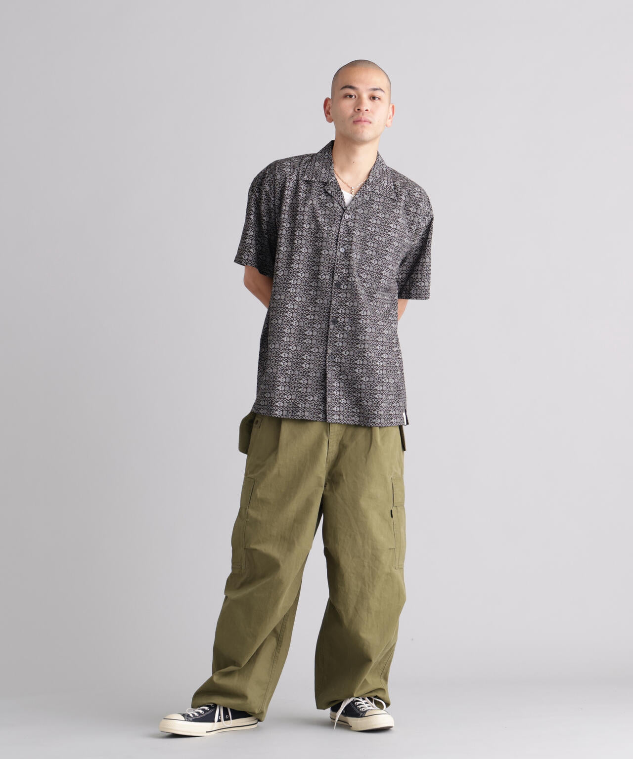 MANASTASH/マナスタッシュ/FISH PATTERN SHIRTS