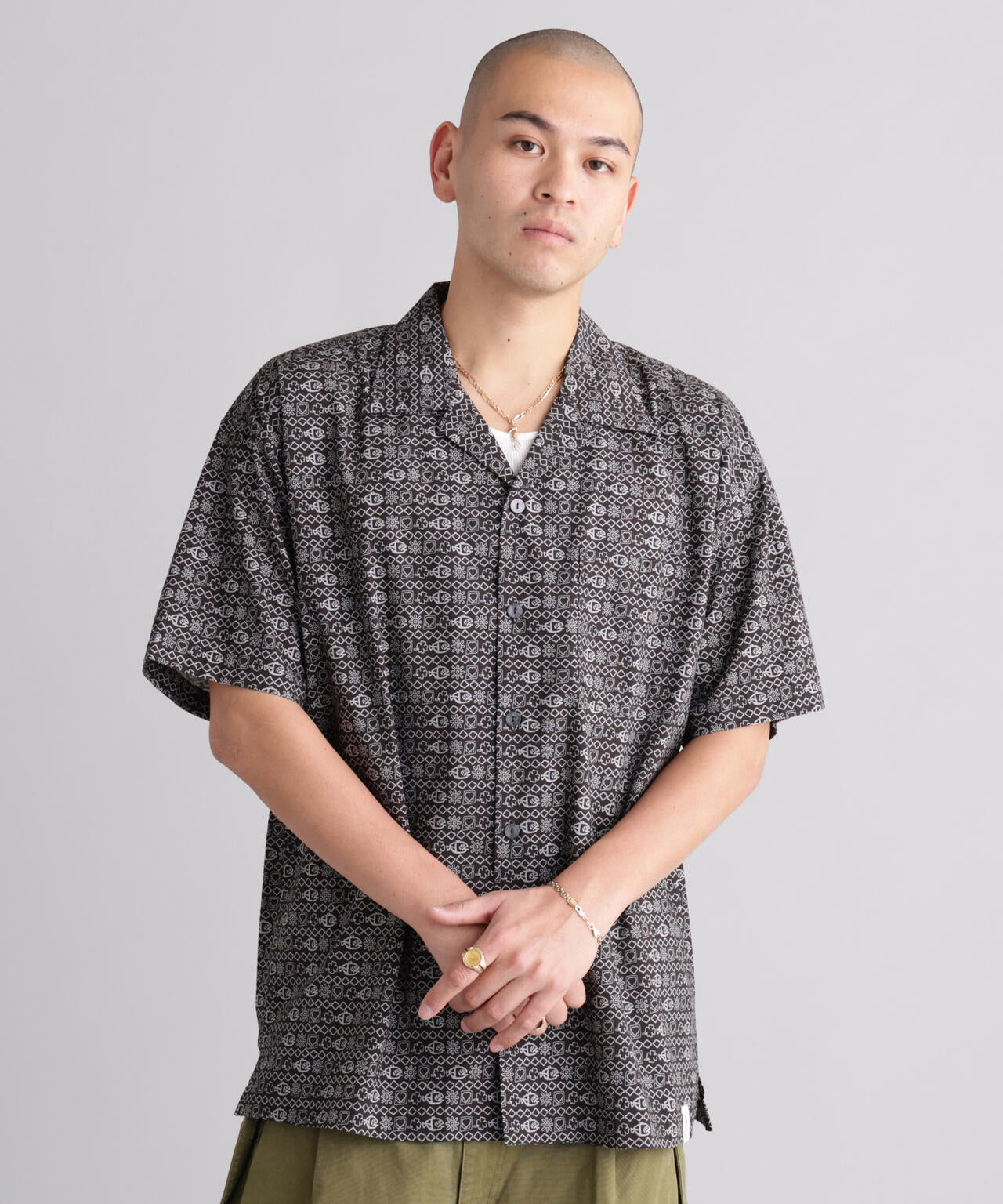 MANASTASH/マナスタッシュ/FISH PATTERN SHIRTS