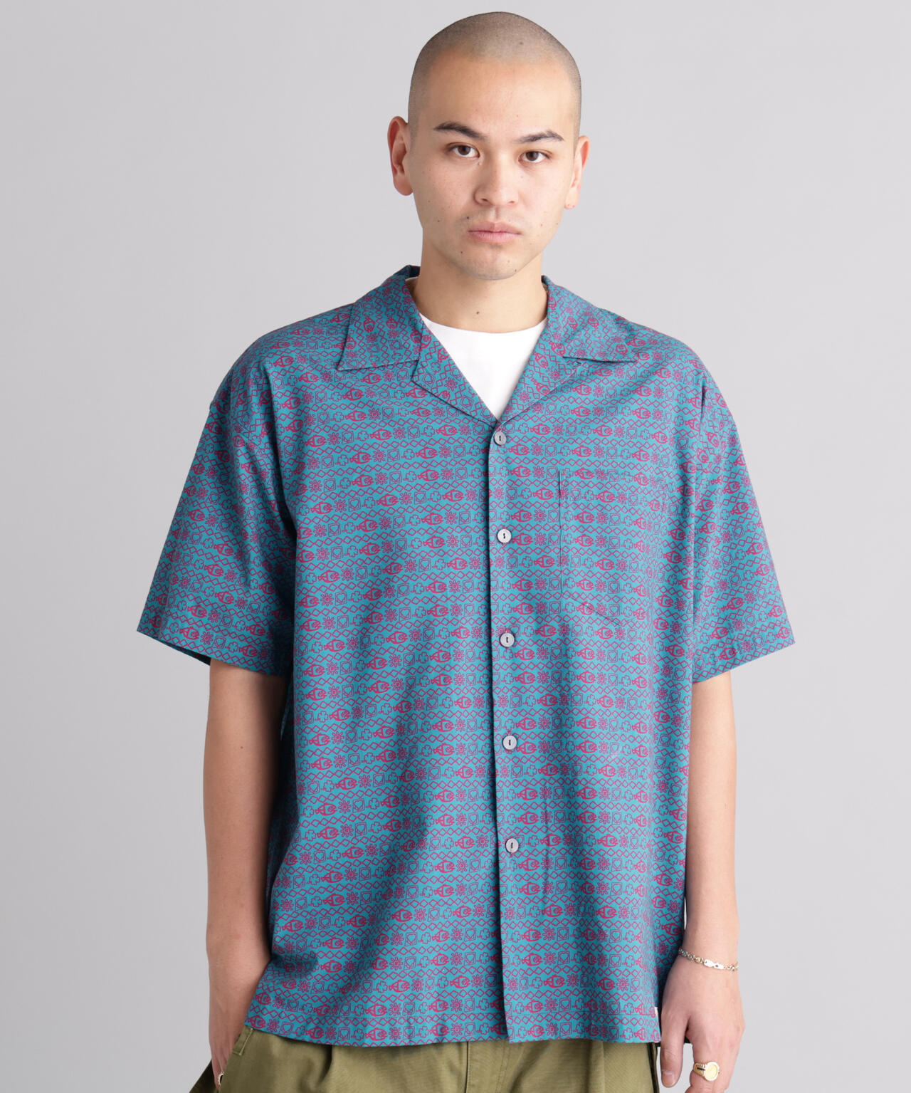 MANASTASH/マナスタッシュ/FISH PATTERN SHIRTS