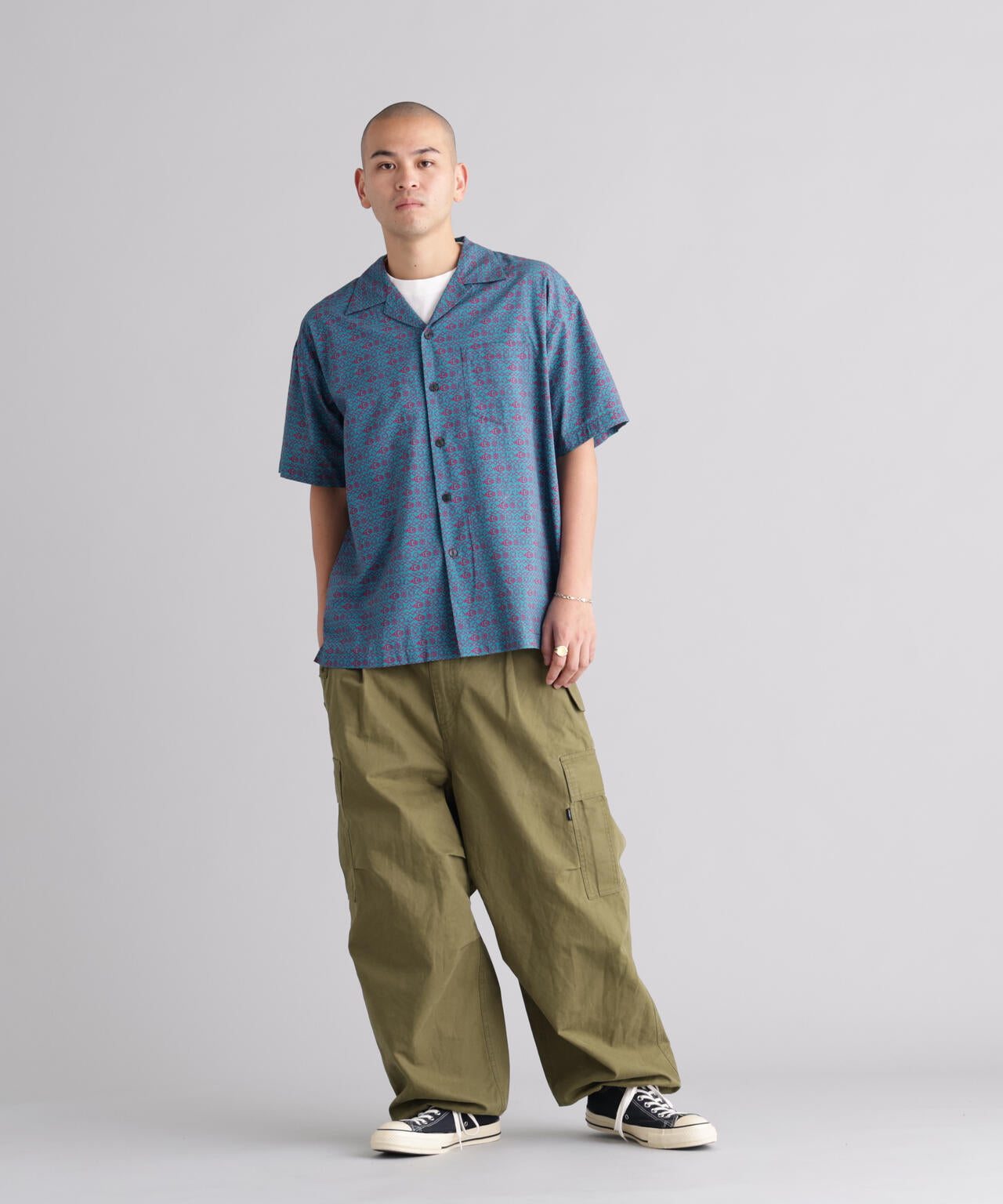 MANASTASH/マナスタッシュ/FISH PATTERN SHIRTS