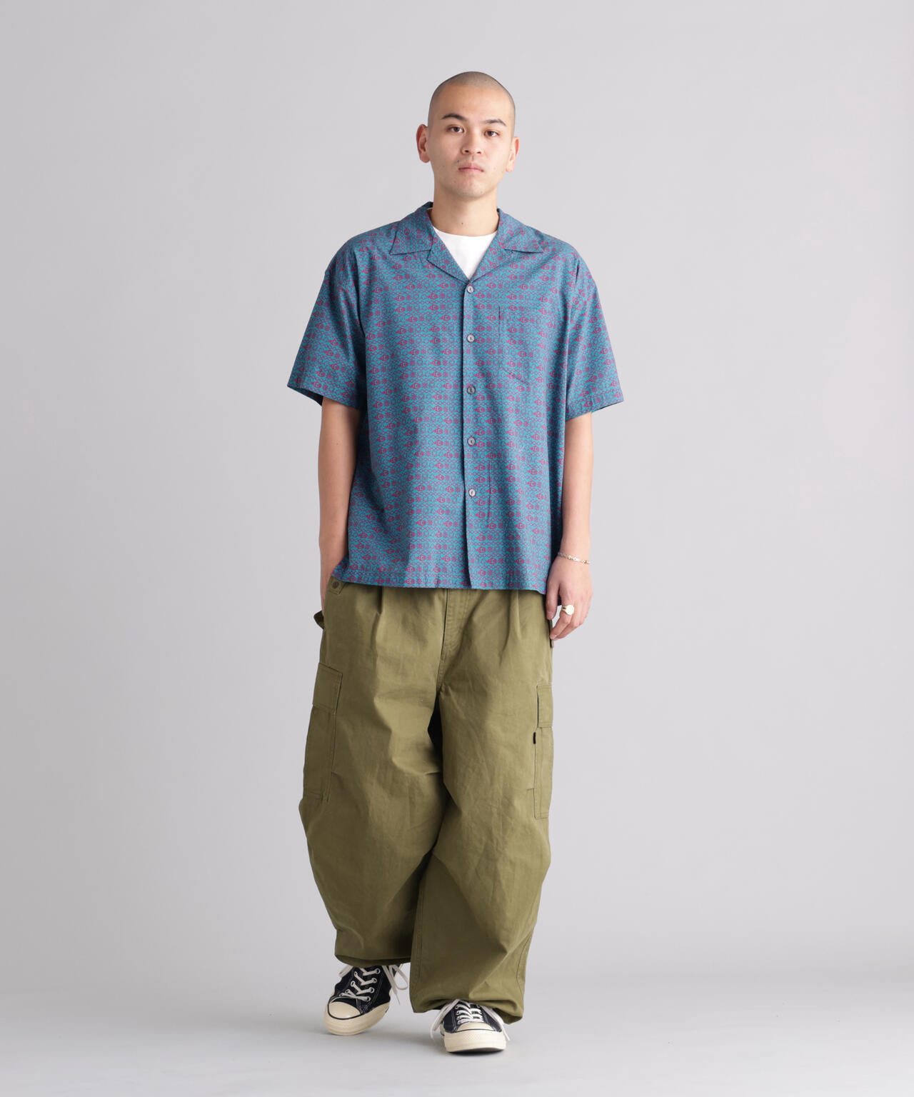 MANASTASH/マナスタッシュ/FISH PATTERN SHIRTS