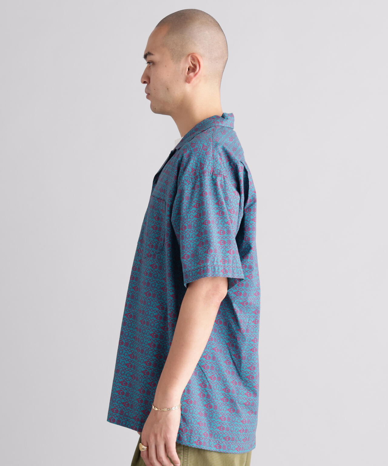 MANASTASH/マナスタッシュ/FISH PATTERN SHIRTS