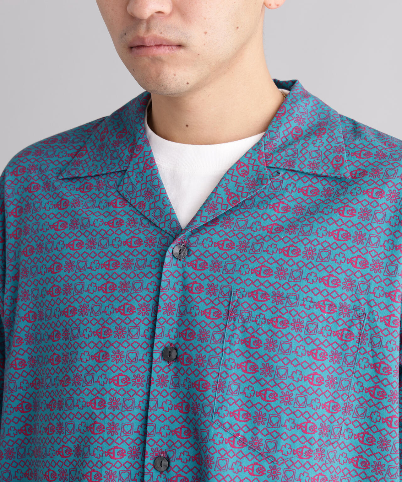 MANASTASH/マナスタッシュ/FISH PATTERN SHIRTS