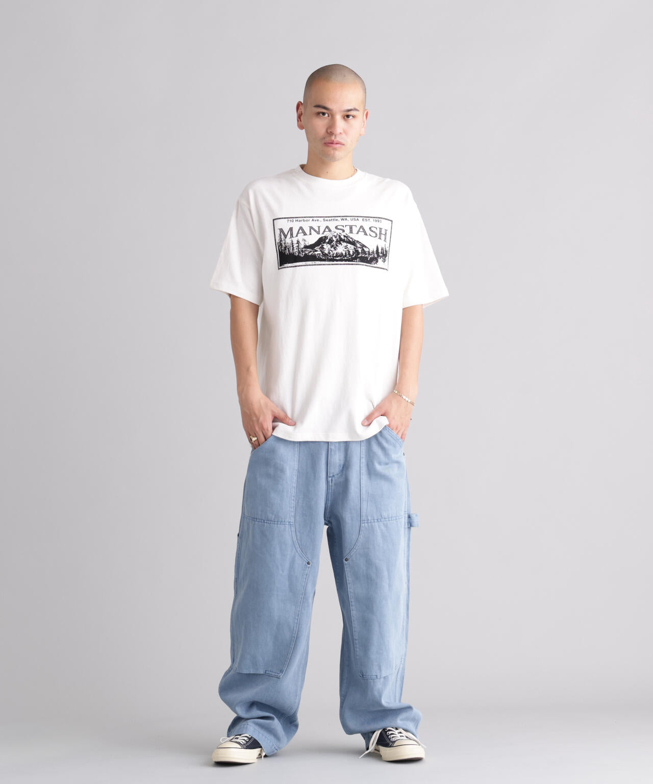 MANASTASH/マナスタッシュ/HEMP TEE RIDGE