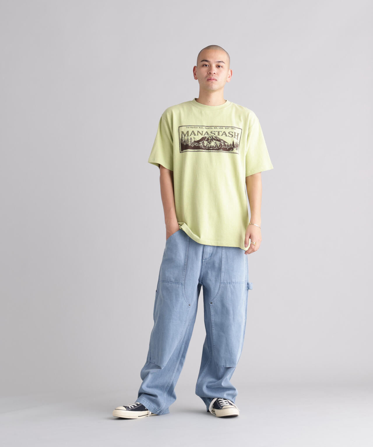 MANASTASH/マナスタッシュ/HEMP TEE RIDGE