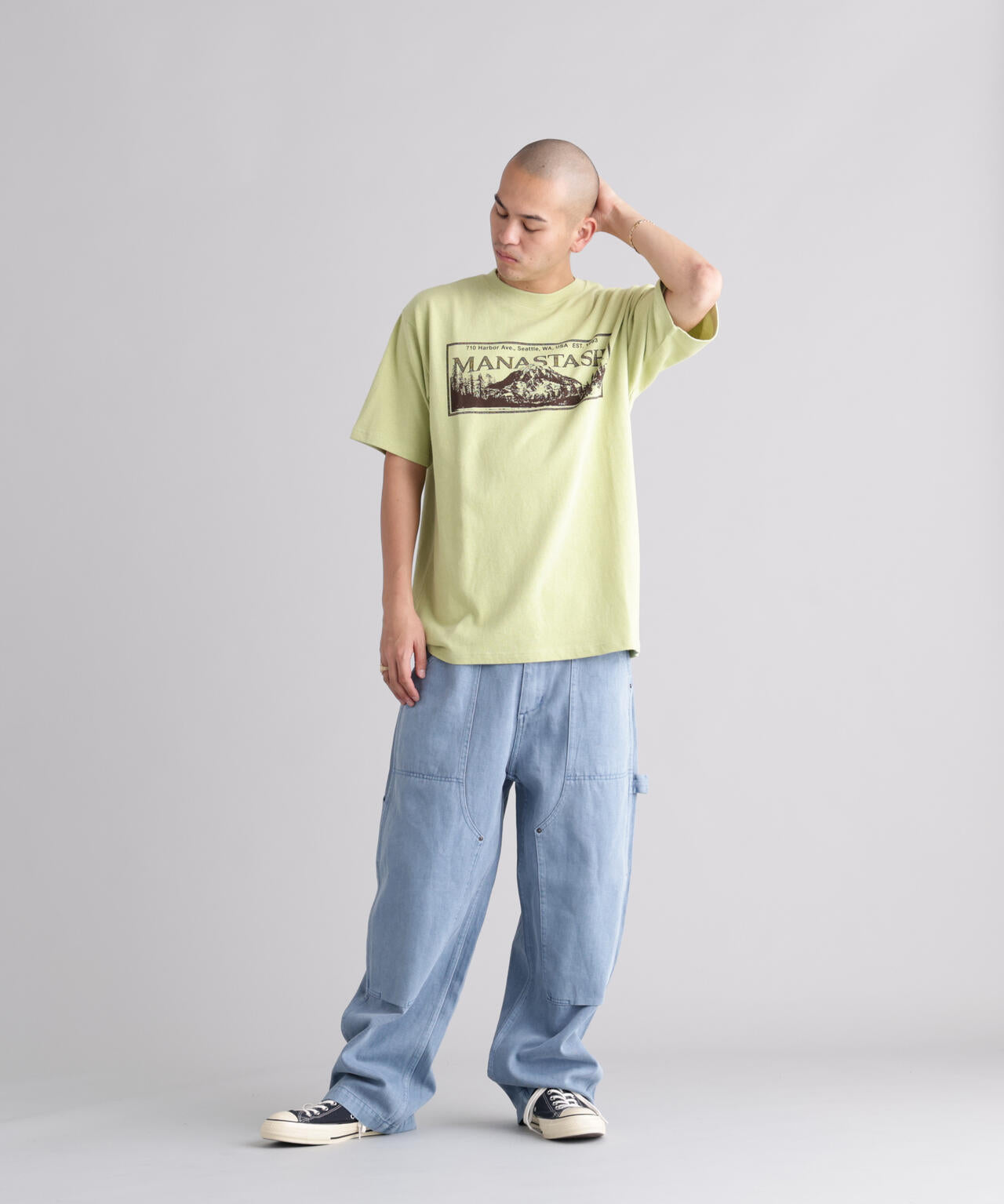 MANASTASH/マナスタッシュ/HEMP TEE RIDGE