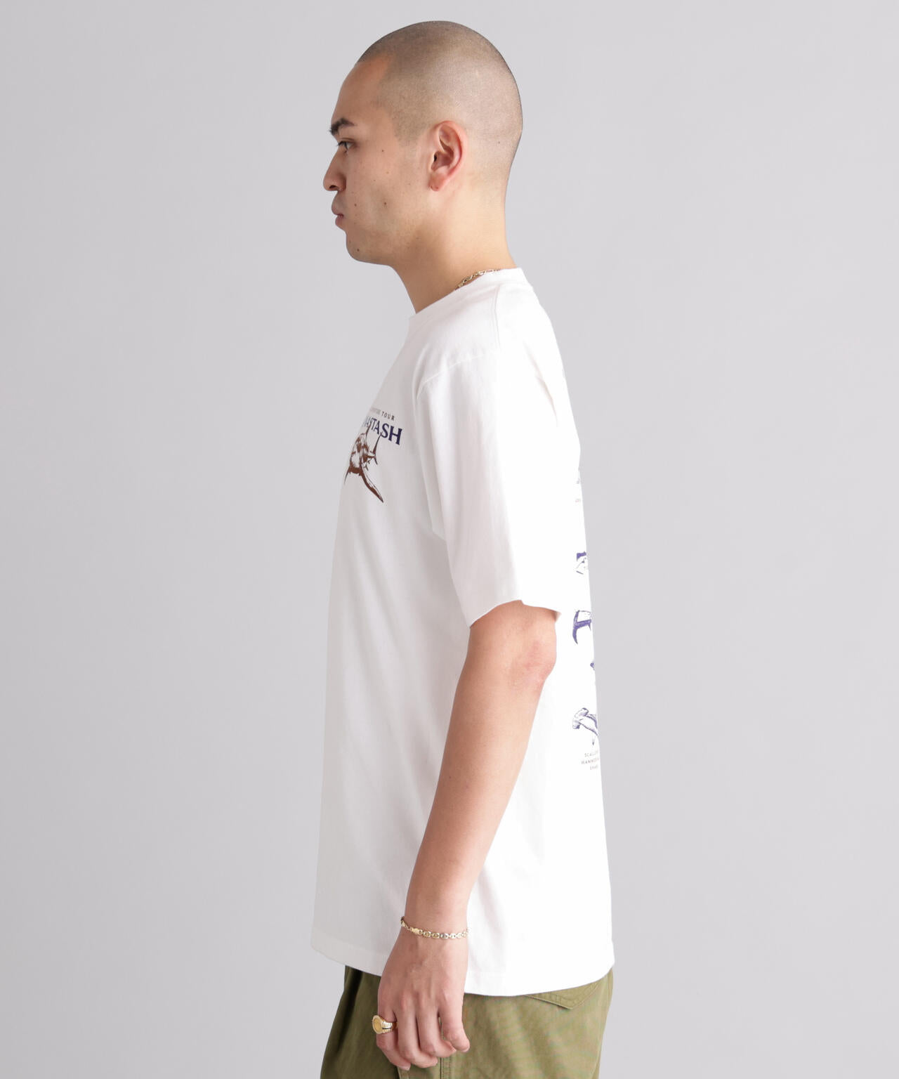MANASTASH/マナスタッシュ/PUMICE TEE SHARK