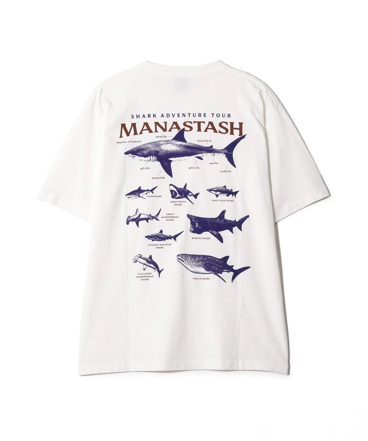 MANASTASH/マナスタッシュ/PUMICE TEE SHARK