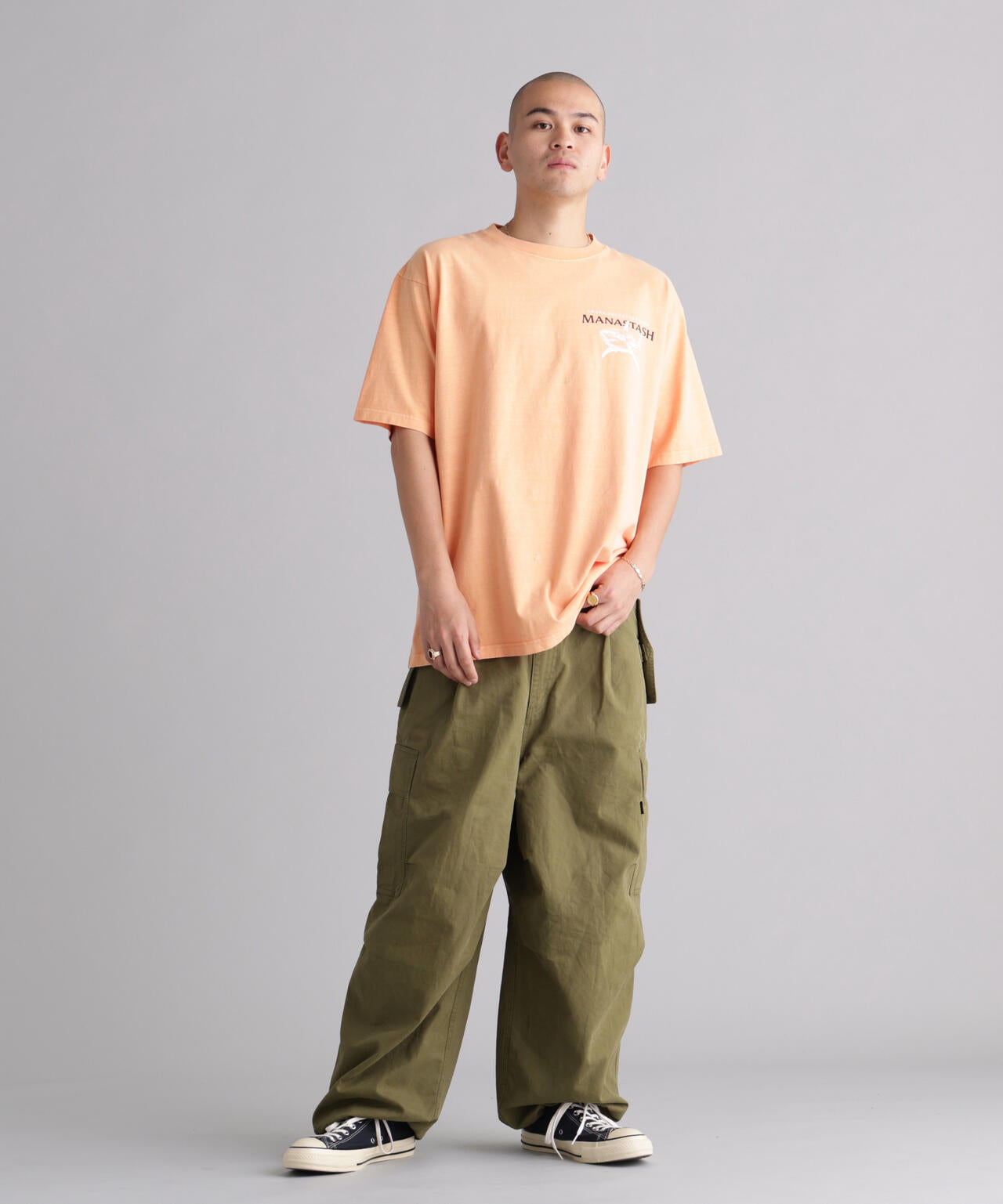 MANASTASH/マナスタッシュ/PUMICE TEE SHARK