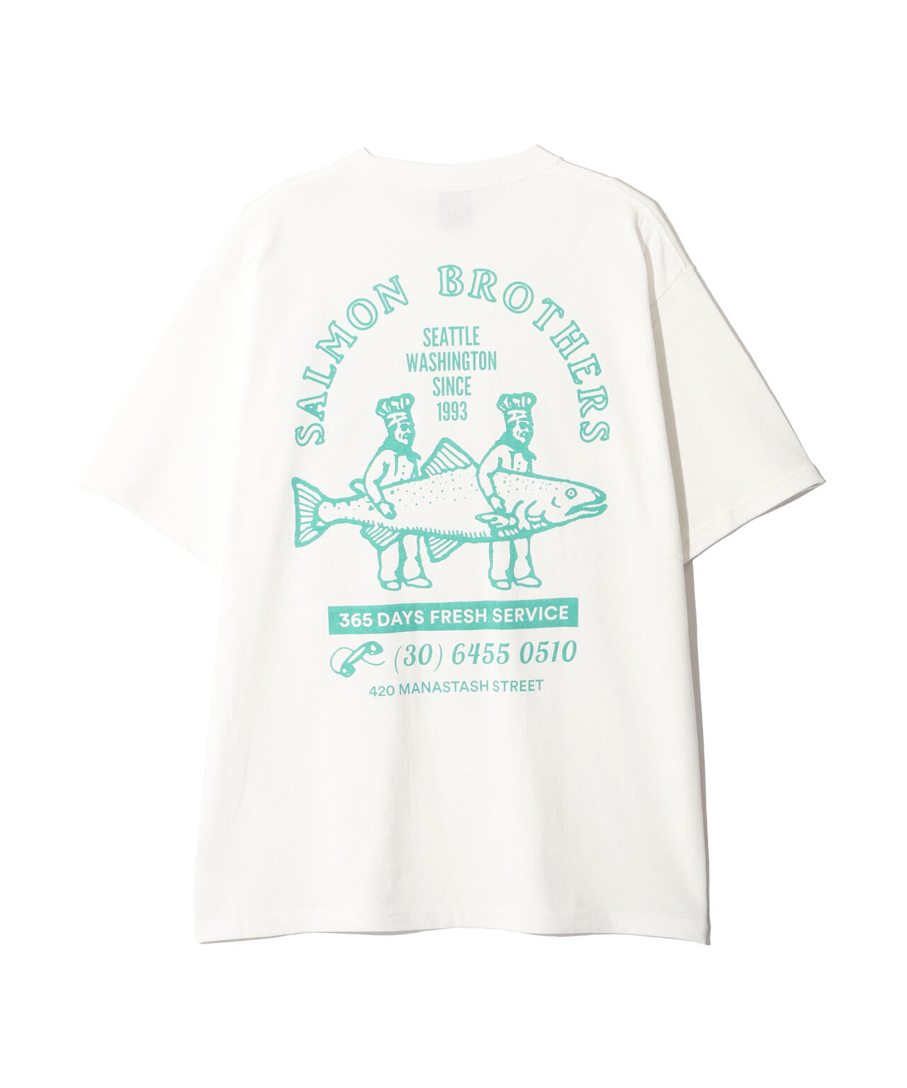 MANASTASH/マナスタッシュ/SALMON HEMP TEE