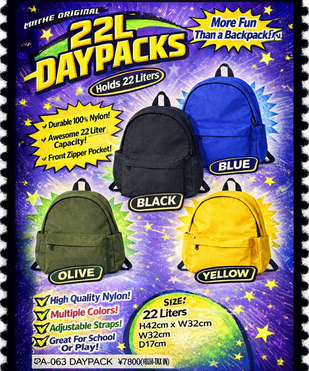 PACKING/パッキング / DAY PACK / デイパック / PA-063