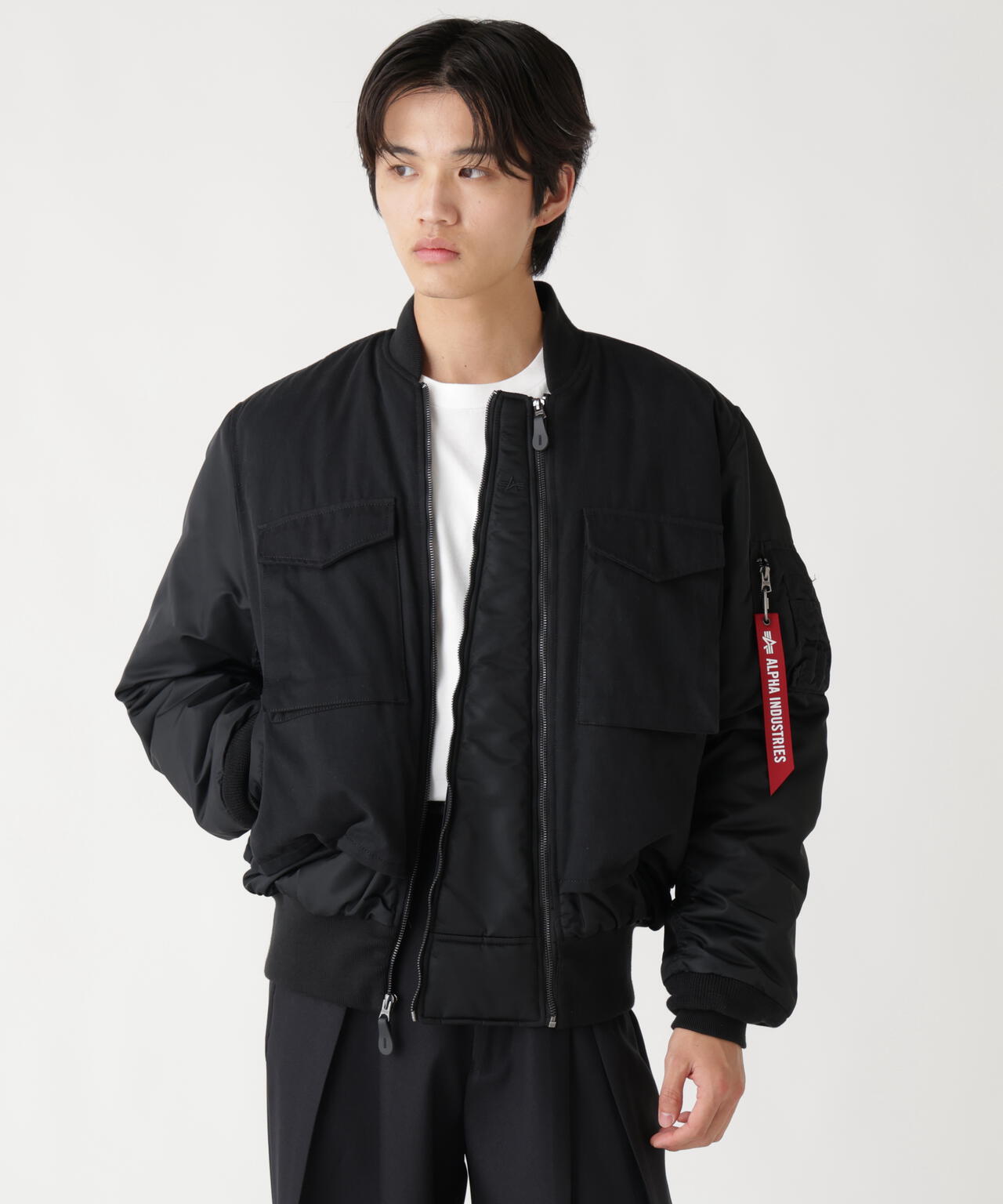 MA-1 MIXED COTTON FLIGHT JACKET