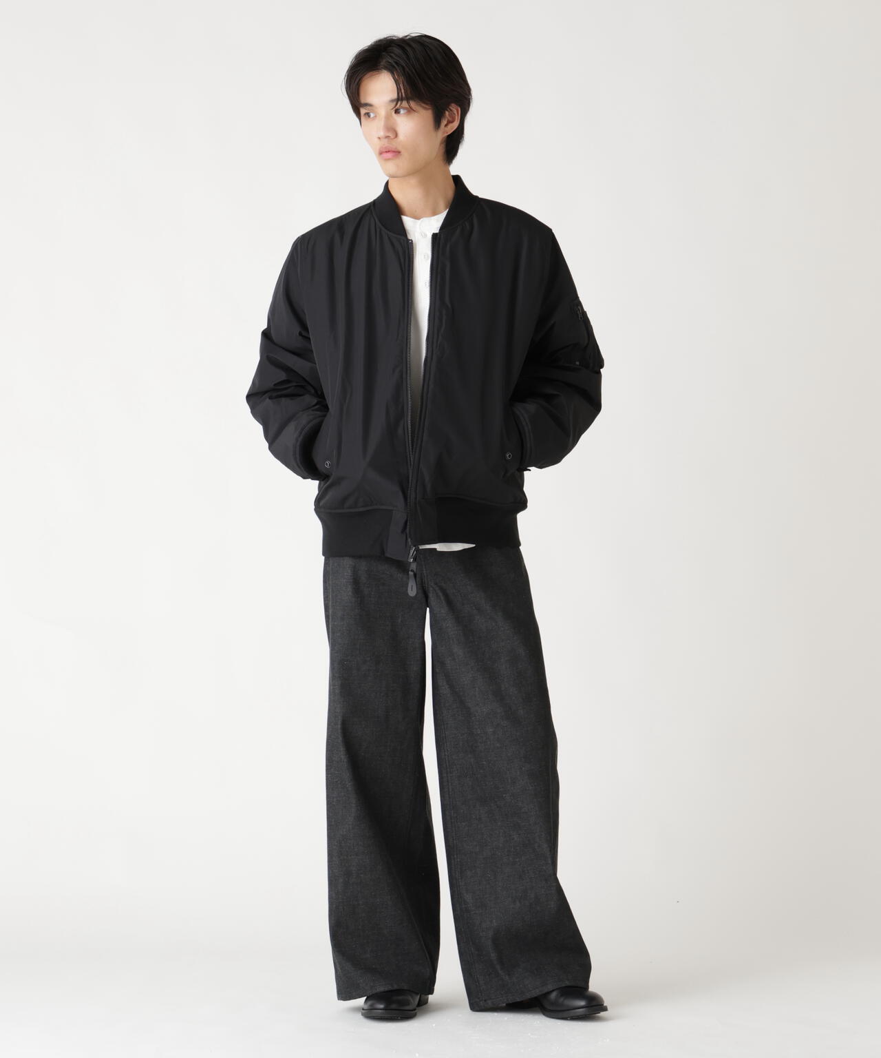 REVERSIBLE ONION QUILTED MA-1 FLIGHT JACKET