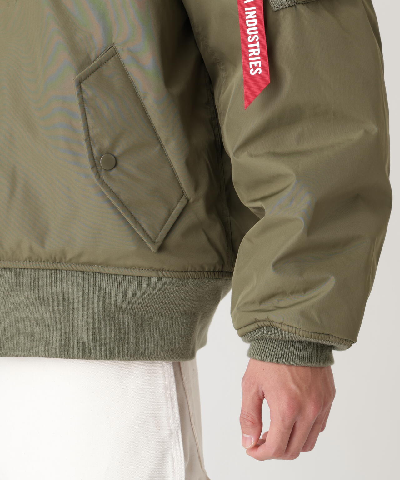 REVERSIBLE ONION QUILTED MA-1 FLIGHT JACKET