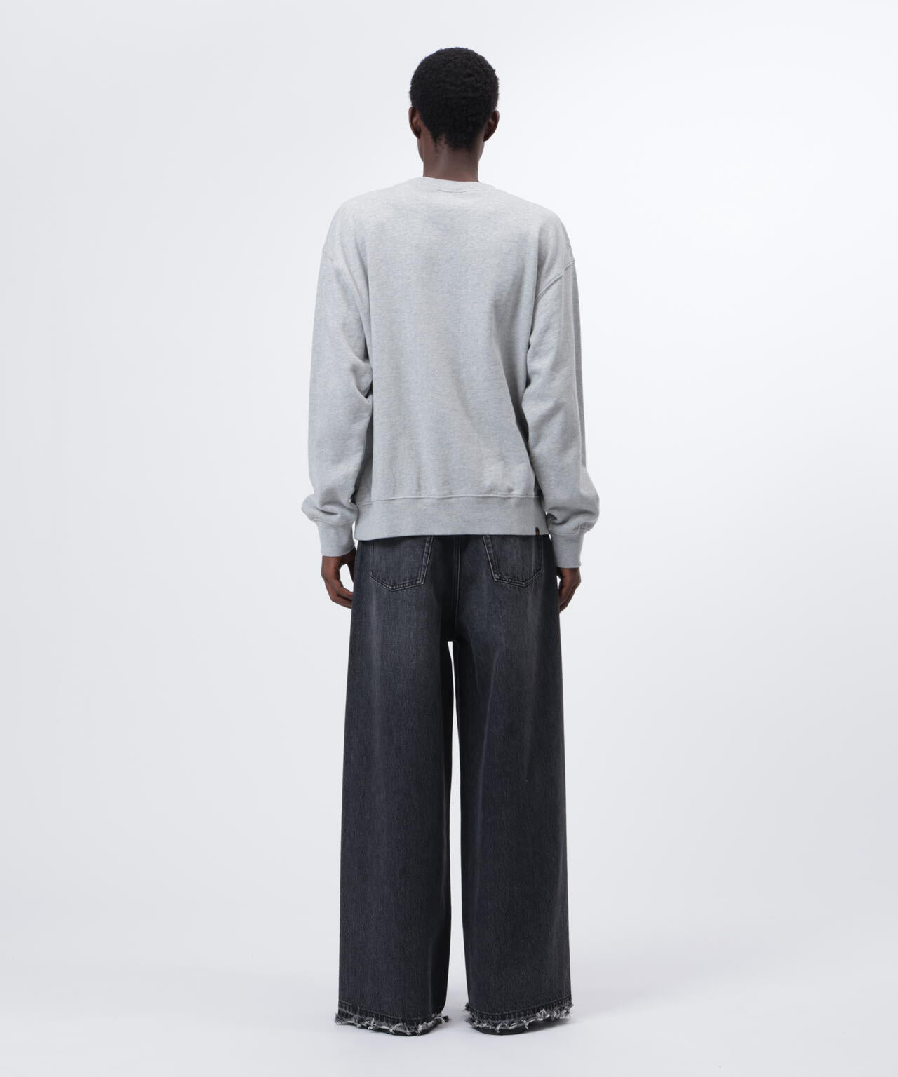 SNOW WASH CREW SWEAT