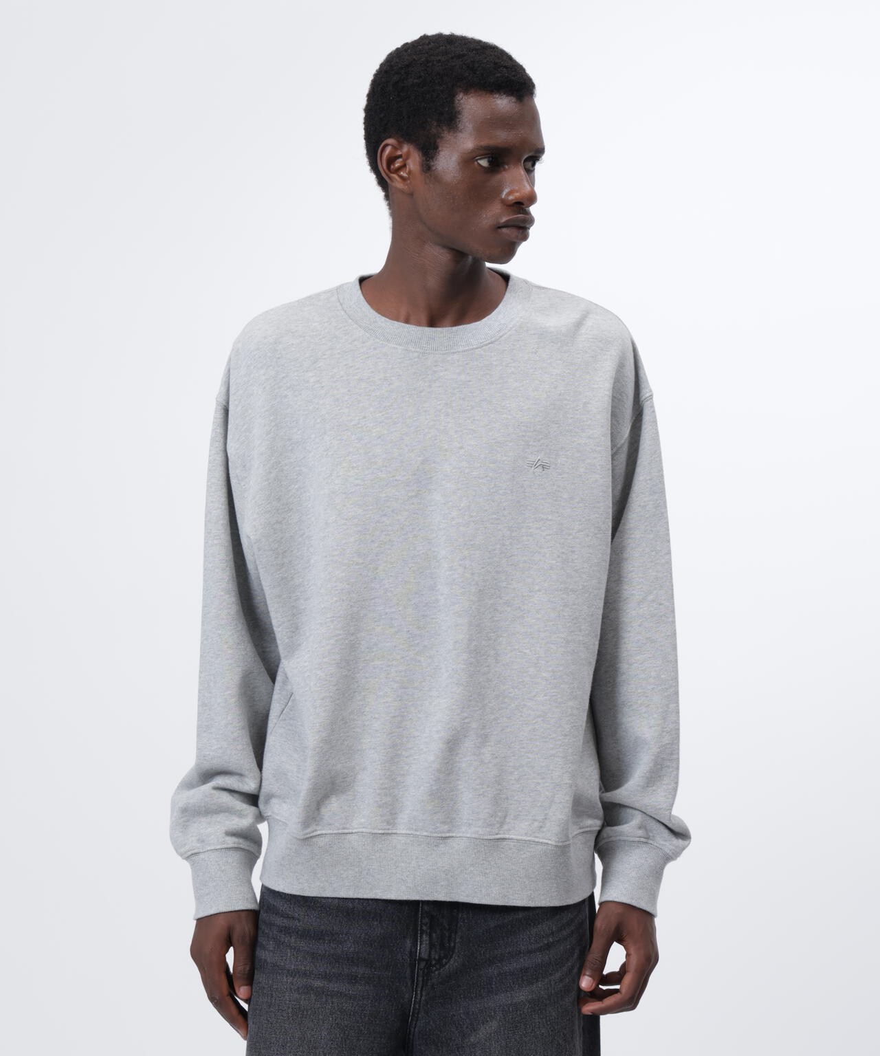 SNOW WASH CREW SWEAT