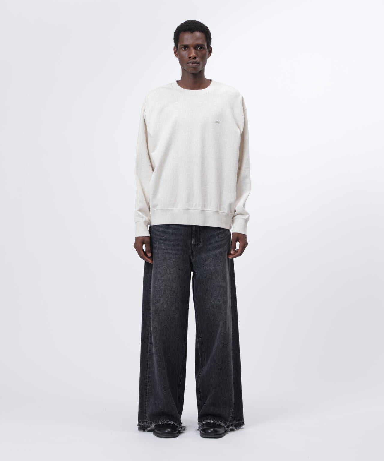 SNOW WASH CREW SWEAT