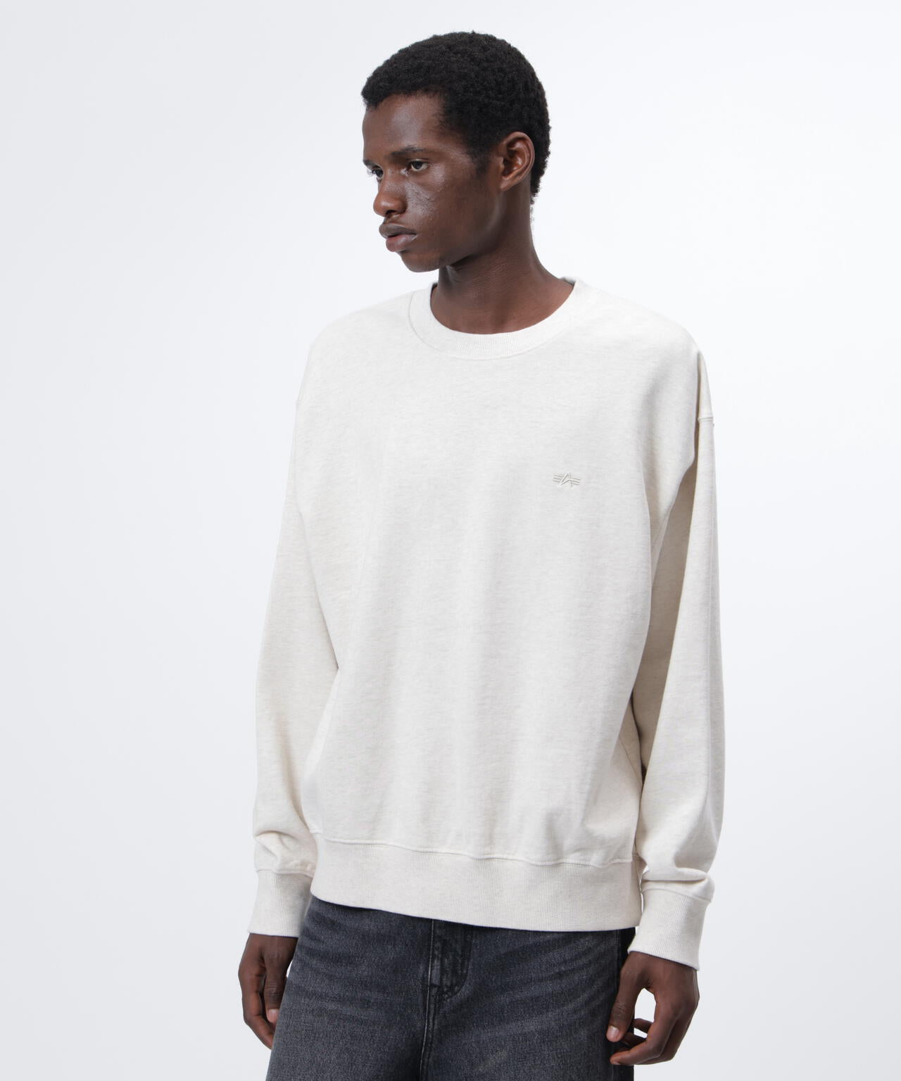 SNOW WASH CREW SWEAT