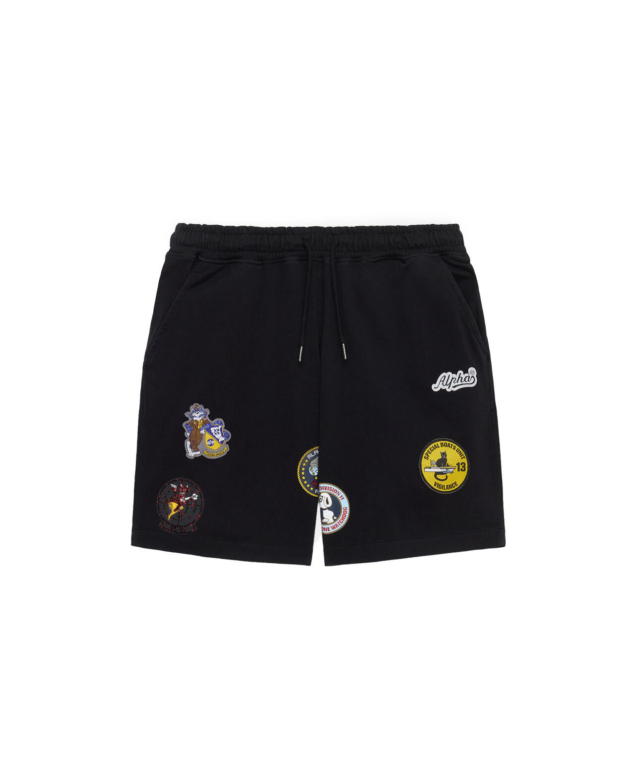 PATCHED JERSEY SHORT
