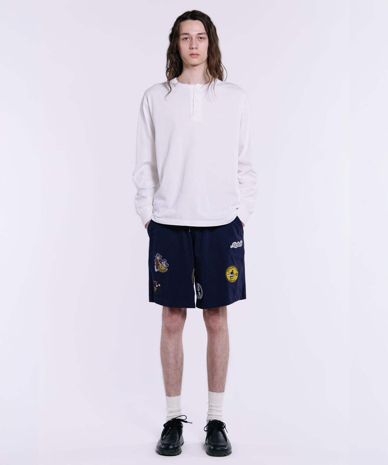 PATCHED JERSEY SHORT