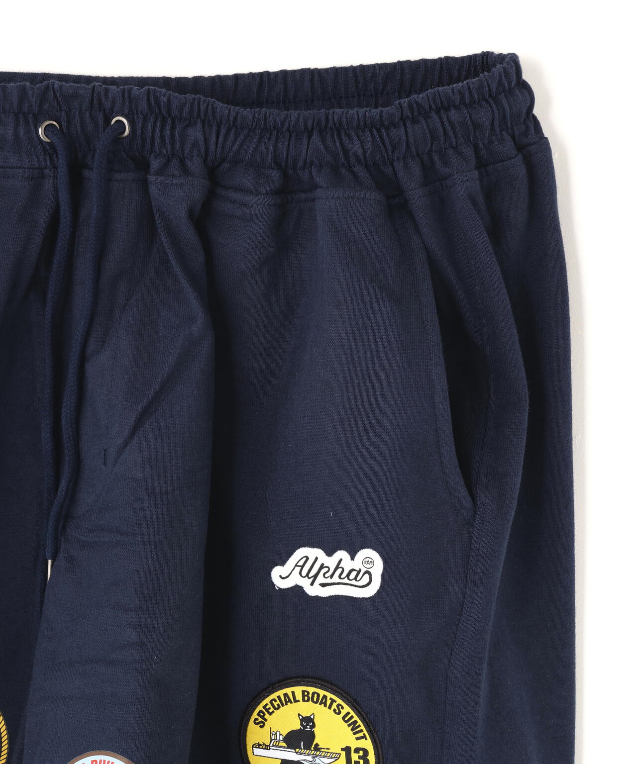PATCHED JERSEY SHORT